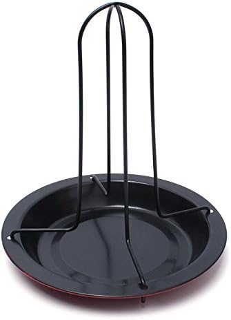 Chicken Roaster Rack Barbecue Grilling Cooking Tools Upright With Tin Carbon Steel 1719cm