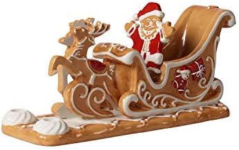 Villeroy & Boch Winter Bakery Decoration Small Gingerbread Tree, Multi-Colour, 8 x 8 x 15 cm 14-8613-6585 , White