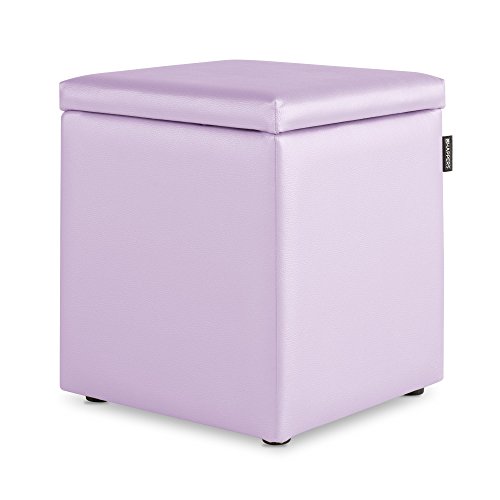 HAPPERS Puff Cubo Arcón Polipiel para Salón