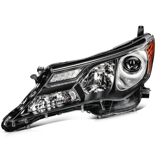Headlight assembly fit 2013-2015 for Toyota RAV4 Clear Lens Black Housing Driver and Passenger Side 81170-OR042 81130-OR042 by LBRST - Used condition - Image 8
