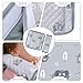 INFANZIA Car Seat Strap Covers for Infants Babies, Soft Carseat Shoulder Pads for Kids, Double-Sided Use Seatbelt Cushion Covers for Stroller, Pushchair & High Chair (Gray)