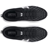 Under Armour Men's Charged Assert 10 Shoes, (001) Black/Black/White, 13 — image 4