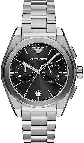 Emporio Armani Chronograph Stainless Steel Watch - AR11560, SILVER ...