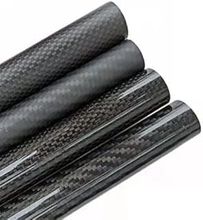 3K Carbon Fiber Tube 5 6 7 8 9 10mm High Strength Carbon Tube Length 1000mm For Plant Protection Machine Arm, 1pcs (Color : Plain gloss, Size : 8x5x1000mm 1pcs)