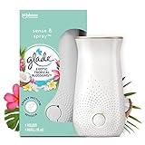 Glade Sense & Spray Air Freshener Holder and Refills, Motion Activated Automatic Odour Eliminator for Home, Tropical Blossoms, Pack of 4 Starter Kits, (4 x Holder and 4 x 10 ml Refill)