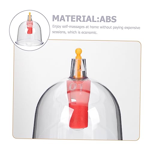 Tazas de ventosa para cupping, herramientas duraderas de masaje por succión para uso en casa, deporte y relajación, juego miniatura 2