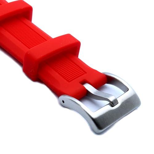 Image of WAMD Quick Release Silicone Rubber Watch Straps - Mercury - 18mm, 20mm, and 22mm Watch Straps for Watches.