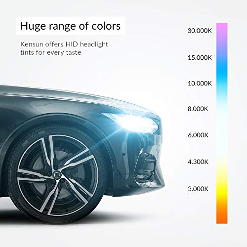 Image of Premium HID Xenon Low Beam Headlight Replacement Bulbs - by Kensun - (Pack of two bulbs) - D4S - 15000K