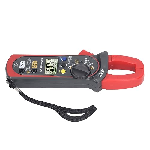 Testador de Corrente, Alicate Amperímetro Digital Multifuncional Leve de Resposta Rápida de Alta Pre