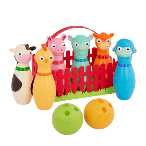 Farm Animal Bowling Set Battat