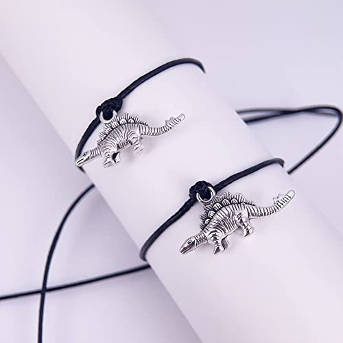 Back To School Bracelet Set Mommy And Me Matching Charm Wish Bracelets First Day Of School Mother And Daughter Bracelet Gifts For Girls Boys (Dinosaur Bracelet) #TOP4