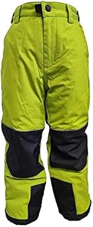 Outburst - Boys' ski trousers, snow trousers without bib, waterproof, 10,000 mm hydrostatic head, green - 4504003