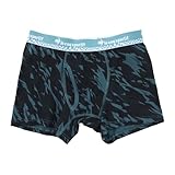 [ルコックスポルティフ] メンズ ボクサーパンツ 前開き 綿混 斜線柄 立体設計 ストレッチ素材 581 LLサイズ グリーン