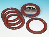  HARLEY DAVIDSON - Dichtungen für Twin Cam - Primärdichtung - Modell: Dichtung, Kupplungsdeckel Derby, Papier mit Rippen, 06-17 Dyna, 07-17 Softail, 07-16 Touring - Qty Conf: 5