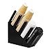 Mind Reader 4 Compartment Acrylic Cup and Lid Storage Organizer, Black