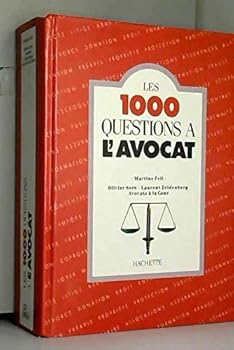 Hardcover Les 1000 questions a` l'avocat (French Edition) [French] Book