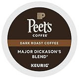 Peet's Genuine Coffee, Dark Roast K-Cup Pods for Keurig Brewers - Major Dickason's Blend