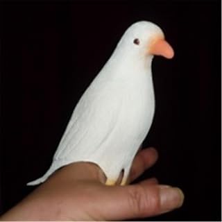 blue-ther Vanishing Dove (Latex) Fake Rubber Dove Magic Tricks Appearing Vanishing Magia Stage Close-Up Illusions Props Accessories Comedy