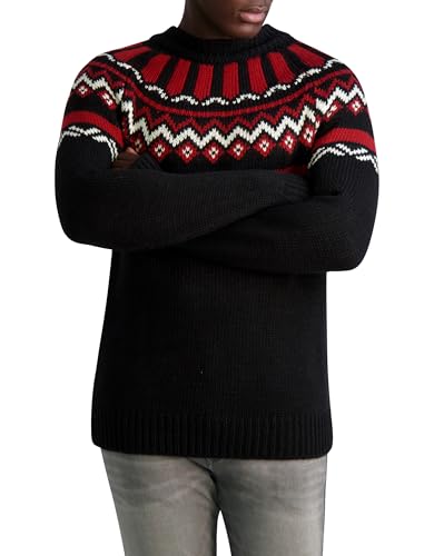 KARL LAGERFELD Men's Fairisle Sweater3