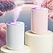 Imagen de Humidificador alimentado por USB-C con niebla calmante y luz nocturna que cambia de color