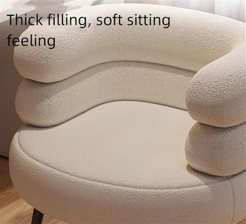 Silla de tocador acogedora mullida para dormitorio y sala de estar 6