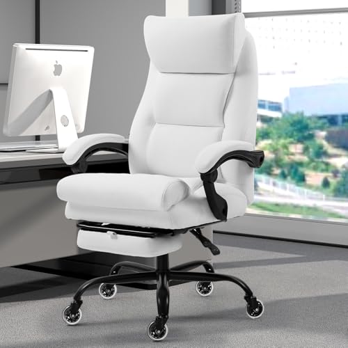 Bonzy Home Reclining Office Chair with Foot Rest, High Back