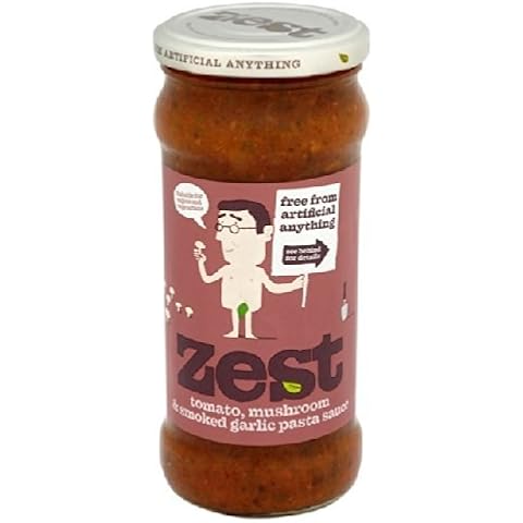 Zest Foods Tomato Mushroom & Smoked Garlic Pasta Sauce 350g (Pack of 6) Cover