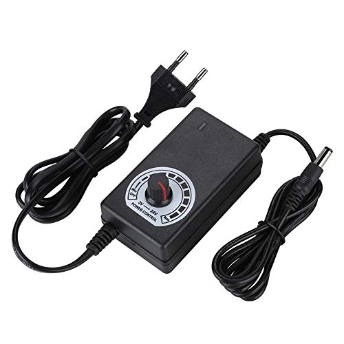 Adaptateur secteur universel 24W avec affichage LED et régulation de tension réglable