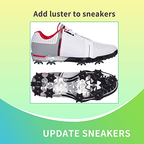 Yafiygi Golf Spikes Shoes Cleats Golf Shoes Black Soft Spikes 14Pcs Anti-Skid Spikes Easy Install Golf Shoes - 3.5Mm #TOP5
