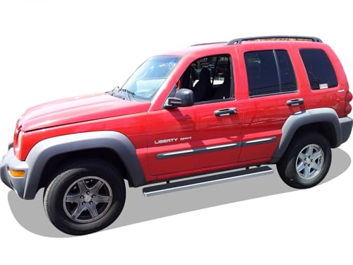 Estribos laterales Tuxtreme 6" para Jeep Liberty 2002-2007 miniatura 2