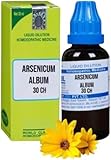 RG Pack of 3, homeopathic Arsenicum Album 30 Ch - 3.04Fl Oz / 30ml X 3
