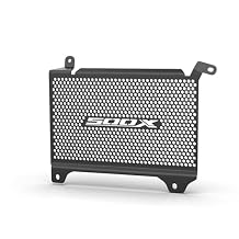 YUANQIAN Motorcycle Radiator Grille Guard Cover Compatible With CB500X CB 500X 2022 2023 2024-Black