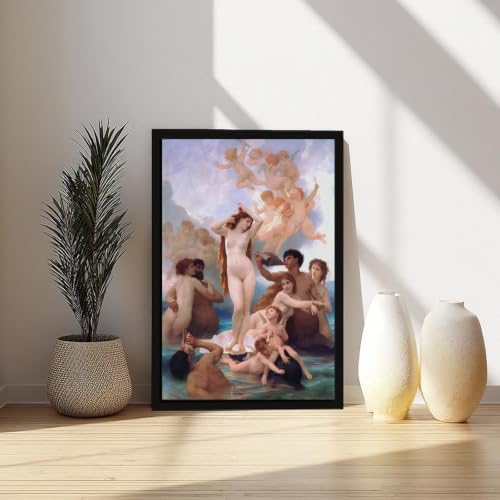Tableau La naissance de Vénus Bouguereau 50x76 cm décor bureau