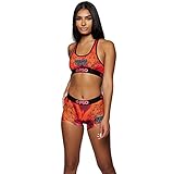 PSD Women's Naruto Dark Td Lw Boy Shorts, Orange, S