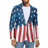 【Look décontracté】 : veste blazer décontractée pour homme avec un col à revers cranté, une fermeture à un bouton, deux poches latérales, un alignement soigné et des techniques de couture professionnelles, vous donnent un look élégant, généreux et décent.
