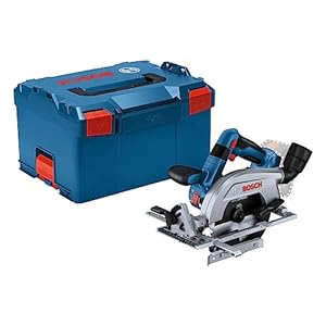 Bosch Professional 18V System Akku Kreissäge GKS 18V 57-2 L (Sägeblatt links, bürstenloser Motor, 57 mm Schnitttiefe bei 90°-Schnitten, inkl.1x Kreissägeblatt, ohne Akku/Ladegerät)