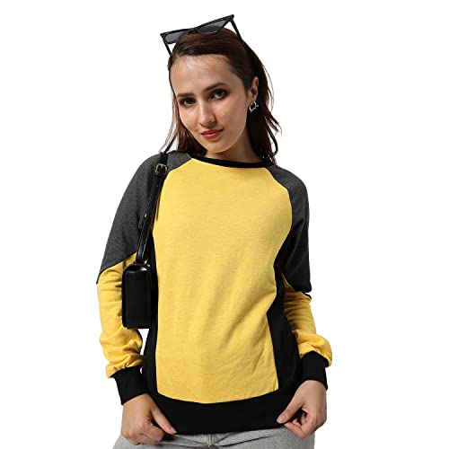 Image of PINACOLADA Women's Double Striped Hoodie with Ribbed Hem for Casual Wear | Hooded Neck | Long Sleeve | Pull On Closure | Cotton Sweatshirt Crafted with Comfort Fit for Everyday Wear