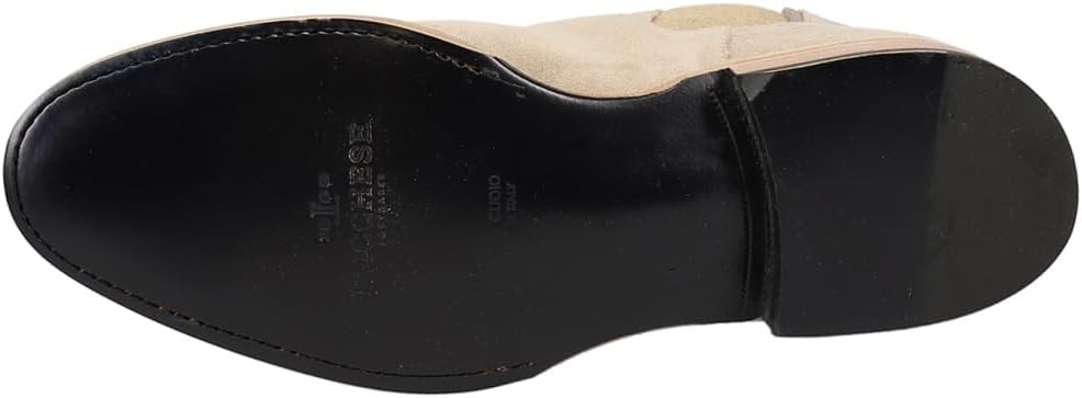 Lucchese Womens Antonia Round Toe Pull On Casual Boots Ankle Low Heel 1-2 - Beige