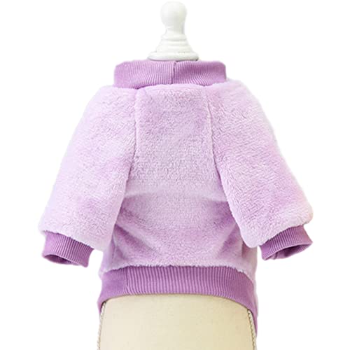 Image of Dog Sweaters for Small Dogs, Soft Fleece Puppy Clothes, Warm Winter Coat