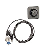 Hochwertige Teile: Unsere Sicherheitsplatte und das Kabelschlossgehäuse sind aus extrem starkem und langlebigem Aluminium gefertigt, um Missbrauch und Diebe zu widerstehen.