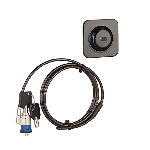 The Joy Factory Lockdown Universal Laptop and Tablet Adhesive Plate Security Key Cable Lock (MMX115KL)