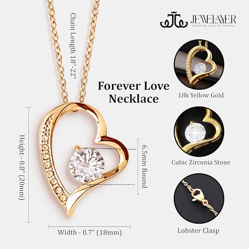 To-My-Wife-Jewelry-Gift-Best-Wife-Ever-Gifts-From-Husband-Birthday-Gift-Ideas-for-Women-Beautiful-Christmas-Necklace-for-Wife-Gifts-for-Wife-Forever-Love-Necklace-for-Wife-With-Loving-Message-Card-and