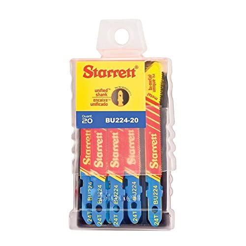 Lame de scie sauteuse métal Starrett 24 TPI anti-vibration et coupe nette