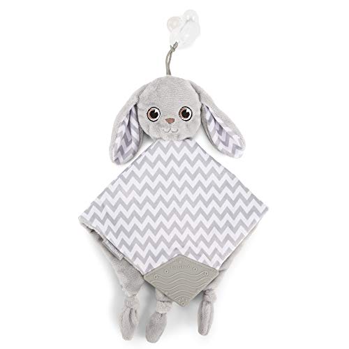 Security Blanket For Babies - 2-in-1 Newborn Stuffed Animal And Blanket, Soft And Plush PaciPal Baby Blankets, Bunny/Rabbit