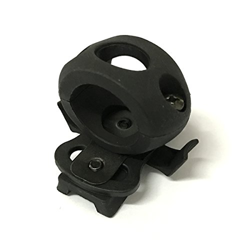 Tactical Atairsoft Fma Single 3/4'' Flashlight Clamp Fit Fast Helmet Side Rail Black #TOP16