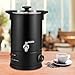 Omosiroi 8L Commercial Coffee Urn Hot Beverage Dispenser with Constant Temperature Function, Portable Stainless Steel Percolate Coffee Pot Coffee Maker With Double-layer Barrel Wall for Catering