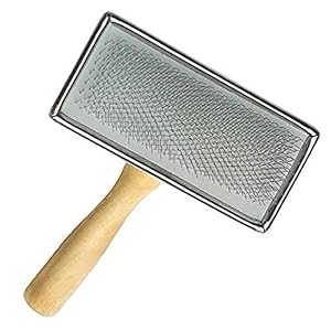 Petface Slicker Brush for Dogs/Cats, Medium,Brown