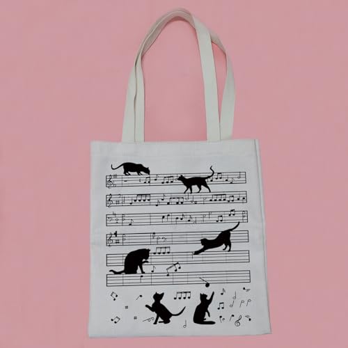 Bolso Tote Nota Musical PWHAOO para Mujer miniatura 6