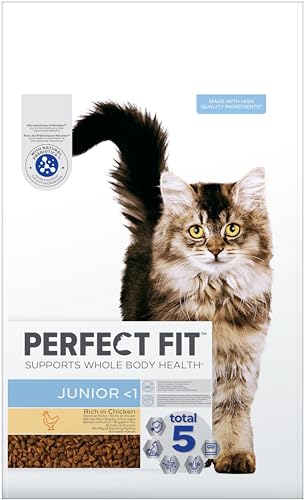 PERFECT FIT Junior Trockenfutter für junge Katzen unter 1 Jahr - Huhn, 7 kg (1 Beutel)