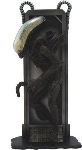 X-PLUS Alien 3D PVC Wall Relief - Alien in Doorway Black Version